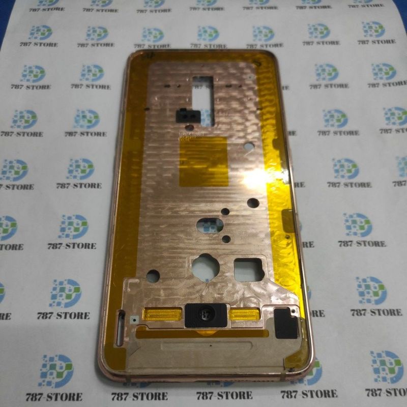 FRAME LCD SAMSUNG A80 A805F ROSS GOLD ORIGINAL BEKAS