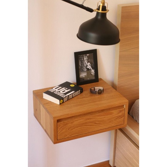 meja tempel minimalis meja laci melayang