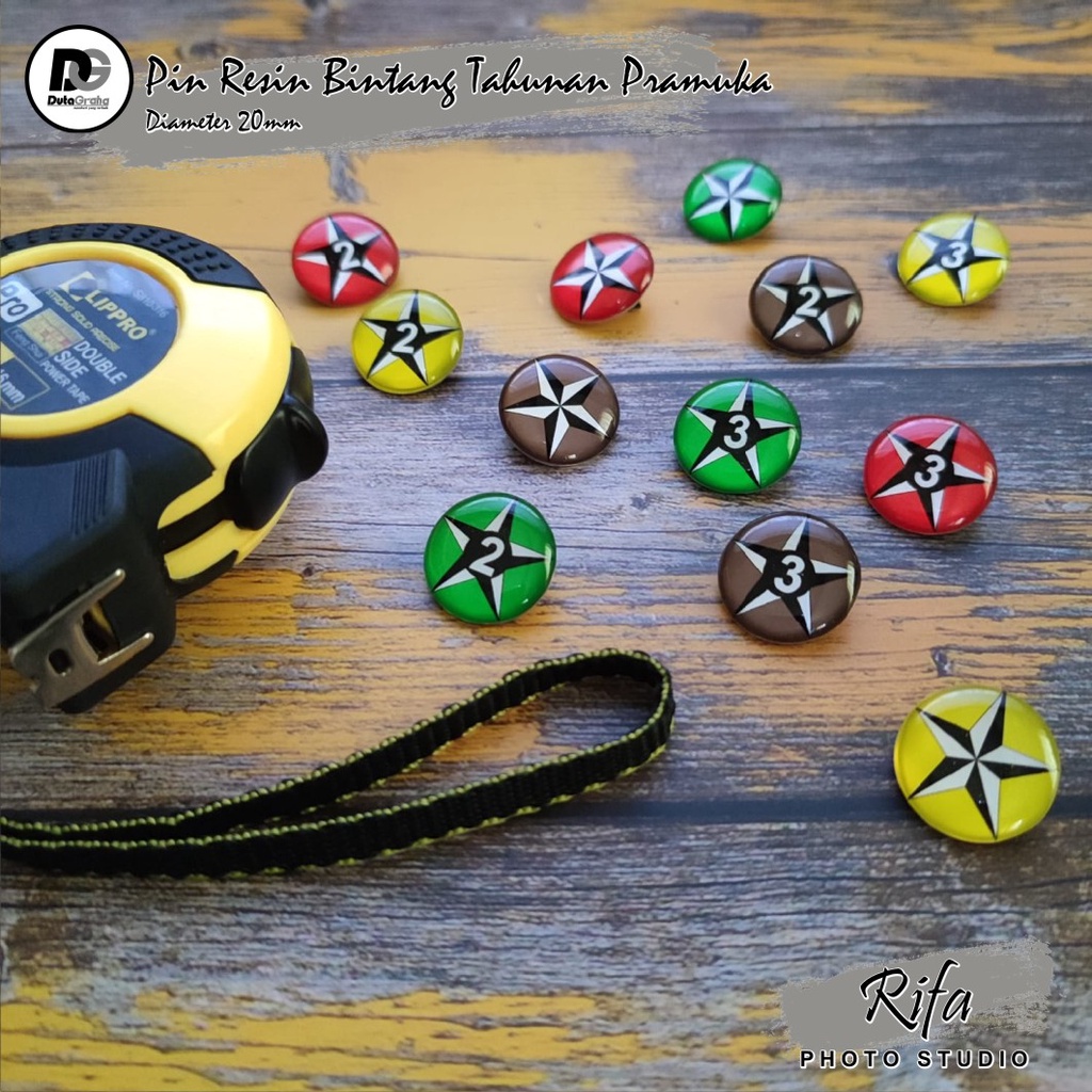 [PIN RESIN] BINTANG TAHUNAN PRAMUKA SIAGA PENGGALANG PENEGAK PANDEGA