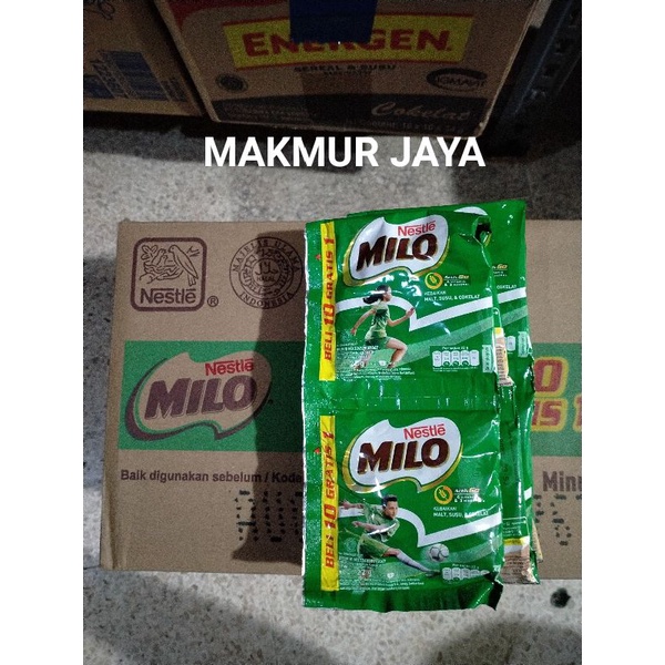 

MILO COKLAT SUSU NESTLE 22gr 1 Renteng Isi 11 Sachet