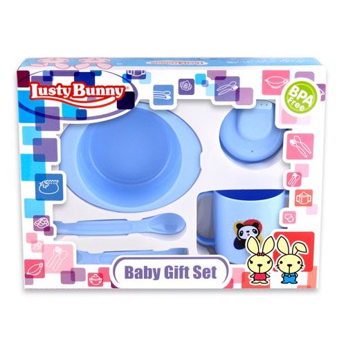 Lusty Bunny Feeding Gift Set  Dooz S Tempat Makan Bayi  LB1403 | LB1404 | LB1405