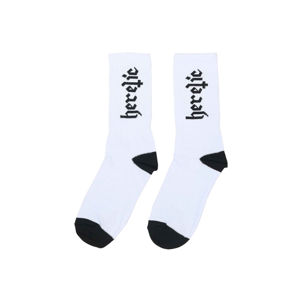Heretic - Socks / Kaos Kaki - White Logo