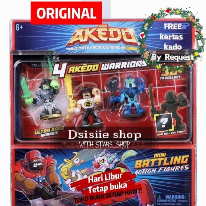 Akedo Ultimate Arcade Warriors 4 Akedo Warrior Battling Figure