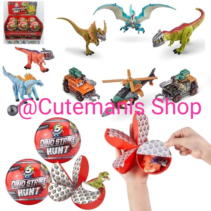 ZURU 5 SURPRISE 77118 5 Surprise Dino Strike Hunt Series 3 Mystery