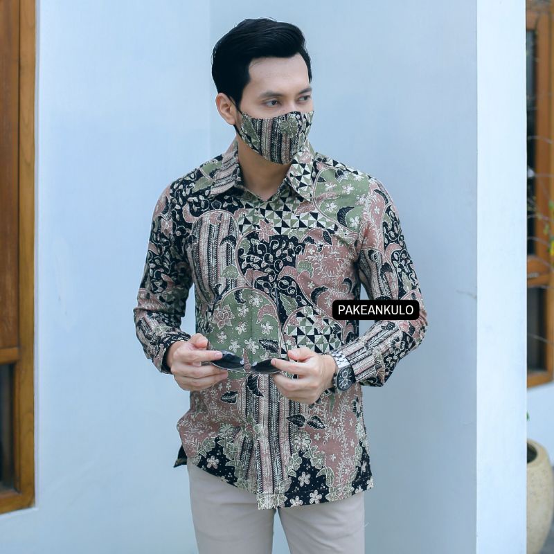 Batik Premium Pria Slimfit || Motif Isnawan