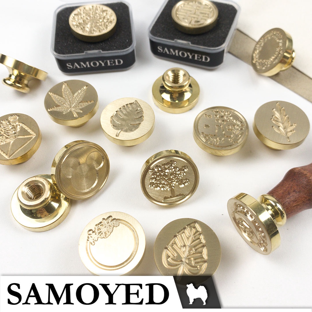 

HJK Stempel / Cap Lilin Segel Surat / Undangan / Seal / Sealing Wax Stamp Samoyed WXST B