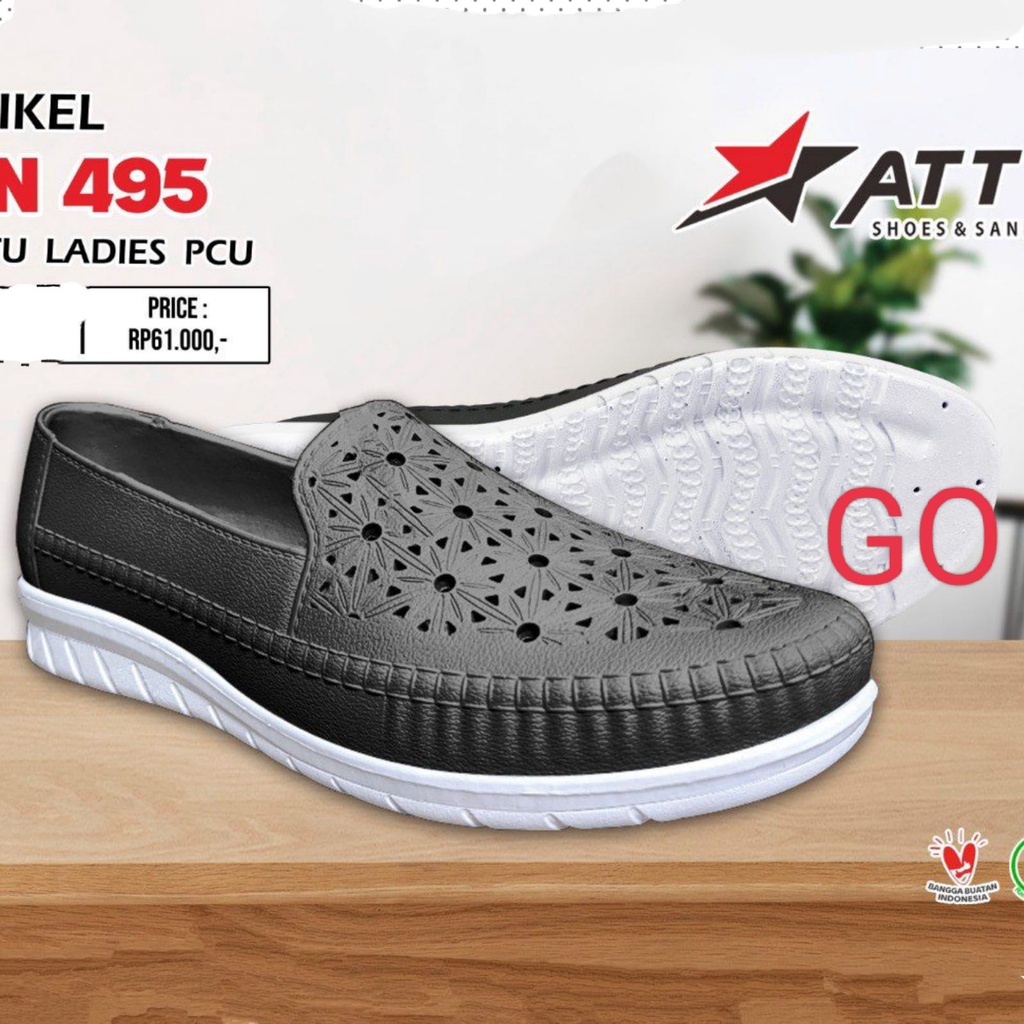 sogo ATT SLN 495 SLP 04 &amp; NEW ERA LB 12001 SEPATU KARET SLIP ON WANITA Sepatu Cewek Anti Air Empuk Tidak Lecet Ringan