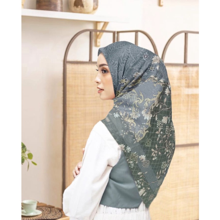 Diskon !! HIjab Voal Segiempat Motif Baru 3 Warna | Jilbab Voal Motif | Kerudung Segi Empat Voal