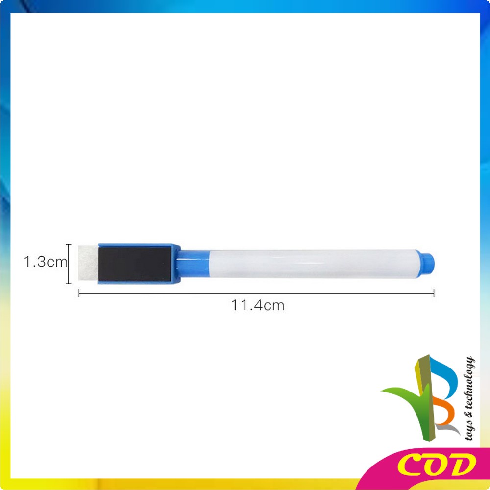 RB-A27 Spidol Mini Magnet Papan Tulis White Board  Dengan Penghapus / Sepidol Warna Warni Wipe And Clean Kecil