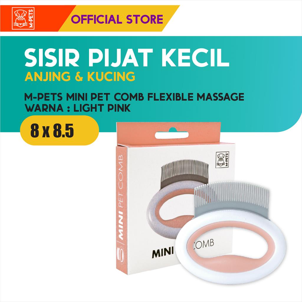 M-Pets Mini Pet Comb /  Sisir Pijat Anjing Kucing Hewan