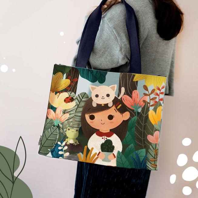 SOVLO x ILUSTRATOR LOKAL - Tote Bag MelissaChaw13