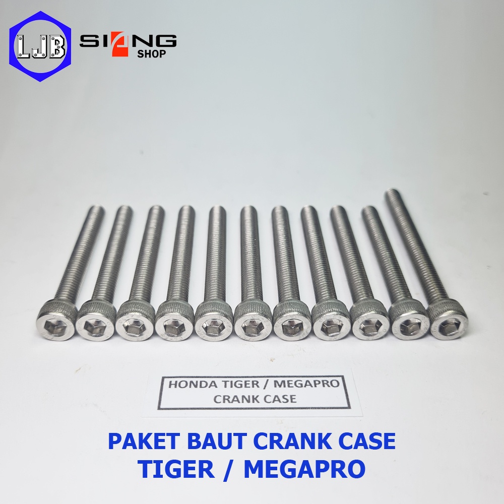 Baut L Stainless Crankcase TIGER, MEGAPRO ori THE A2-70