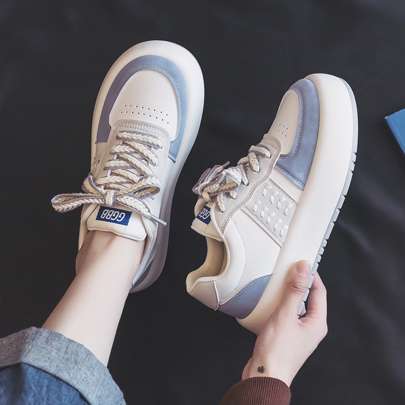 DENDEN Sepatu Tinggi Wanita Sneakers Import