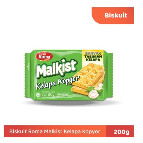 ROMA MALKIST KELAPA KOPYOR 200 g