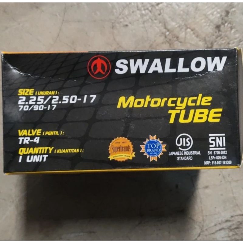 Ban Dalam Ring 17  225/250-17 Swallow