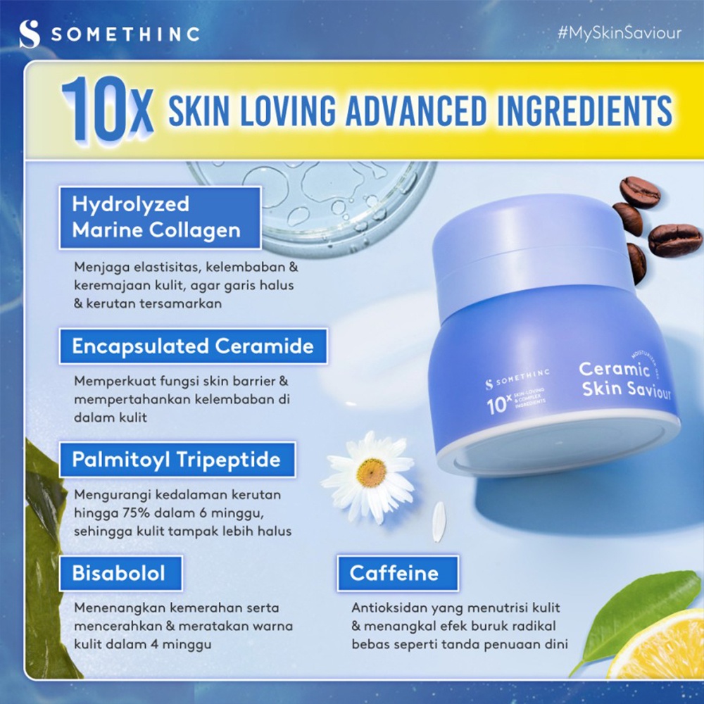 SOMETHINC Ceramic Skin Saviour Moisturizer Gel