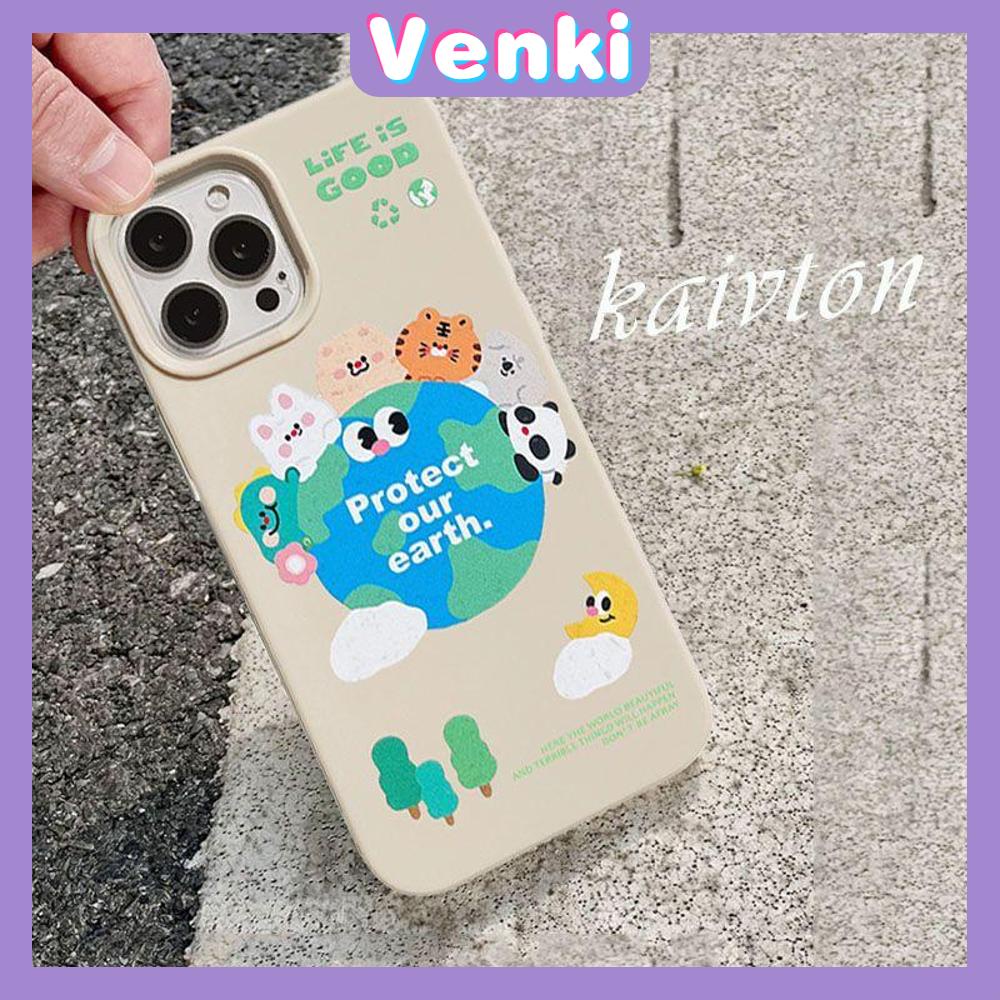 Case iPhone 14 Pro Max TPU Soft Case Cute Cartoon Earth Glossy Khaki Candy Case Camera Protection Shockproof For iPhone 14 13 12 11 Plus Pro Max 7 Plus X XR