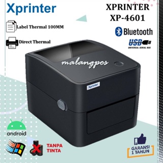 Xprinter XP 4601 XP4601 Printer Barcode Thermal Label 110MM A6 USB Bluetooth WIFI