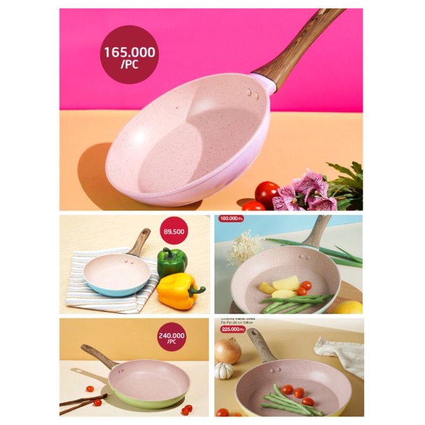 Cypruz Fry pan marble anti lengket - fry pan marble coating