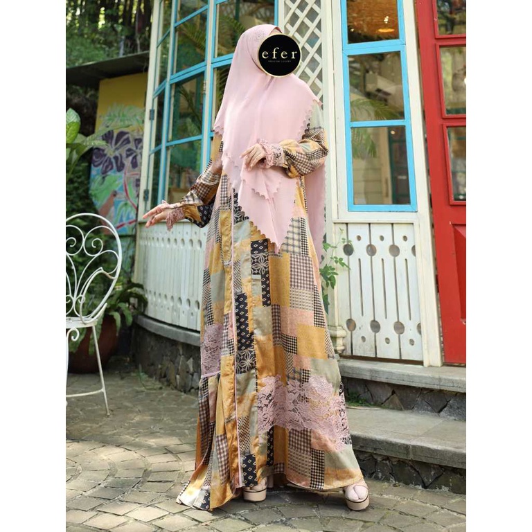 Puspa Gamis Dress Set by Efer Premium Syari