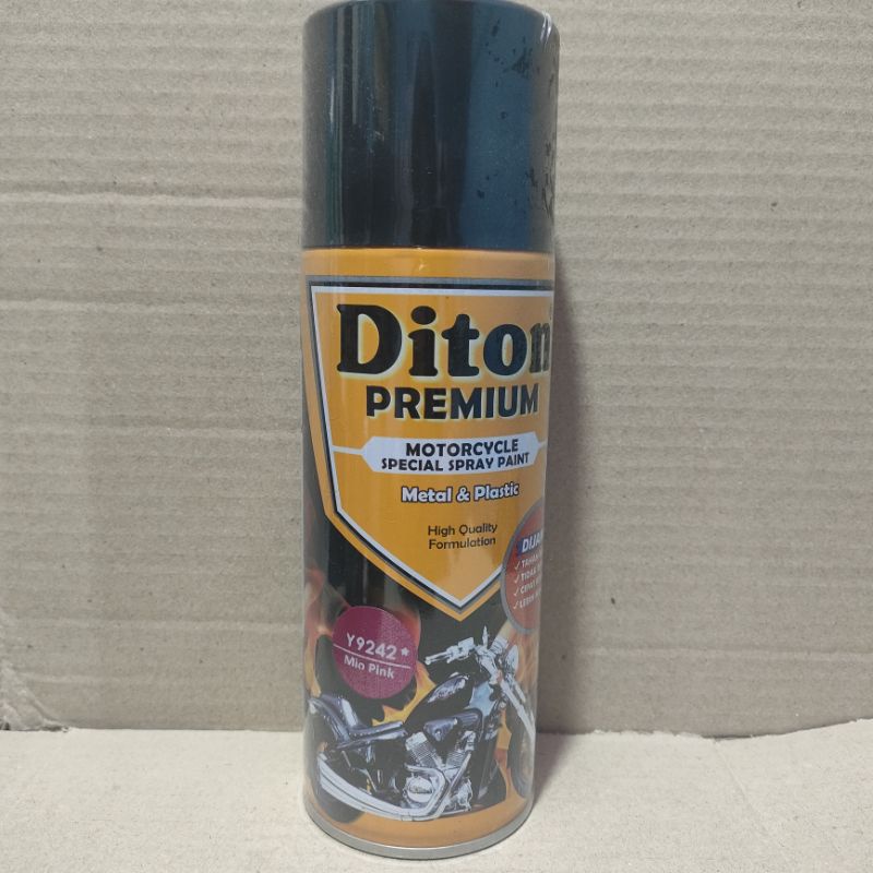 Pilok Cat Diton Premium Paket Lengkap 3 Kaleng Mio Pink 9242 Primer Grey Epoxy 9120 Clear Glossy 9128 400cc Pilox Paketan Cat Semprot Special Spray Paint