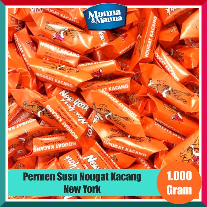 

TERMURAH Permen Susu Nougat Kacang New York - 1.000 Gram /PERMEN LUNAK/PERMEN VIRAL/PERMEN MILO/PERMEN YUPI/PERMEN JADUL/PERMEN KARET