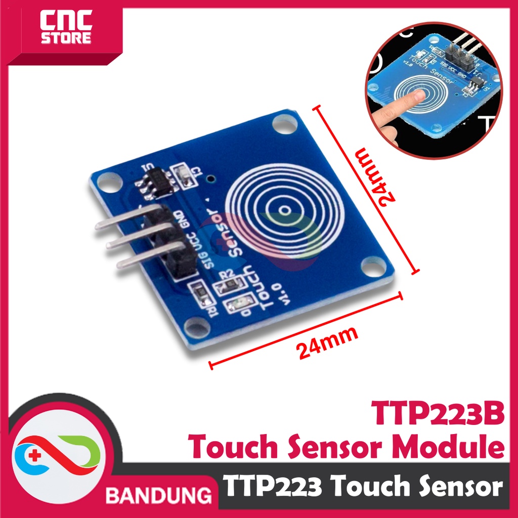 TTP223-B TTP223B DIGITAL CAPACITIVE TOUCH SENSOR MODULE FOR ARDUINO