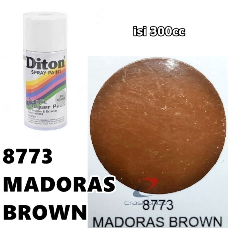 Cat Pilox Diton Madoras Brown 8773 300cc Warna Coklat Tua frame sepeda motor mobil pylox pilok pylok