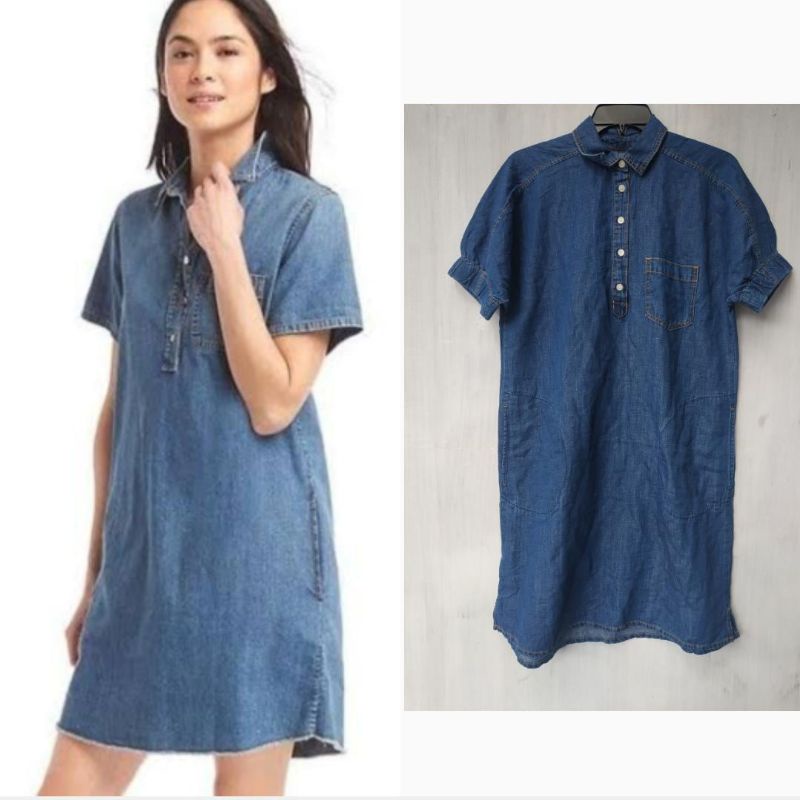 dress denim  dress GAP  dress casual
