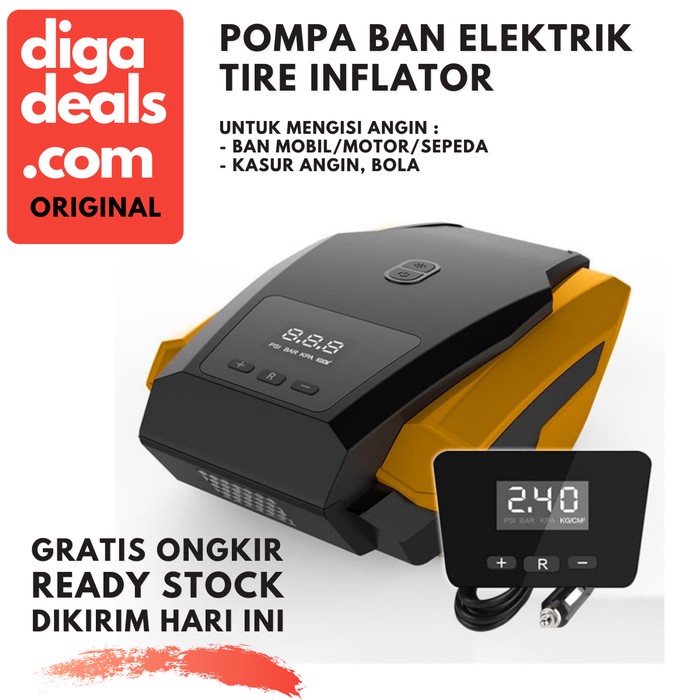 Pompa Ban Mobil Pompa Motor Elektrik Portable Serba Guna Darurat car