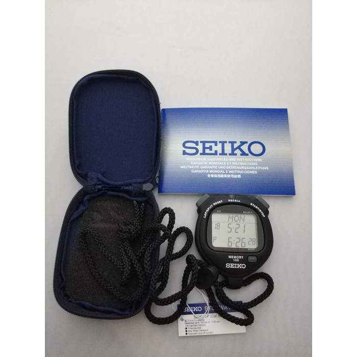 Stopwatch Stopwatch Seiko 100 Lap Memory