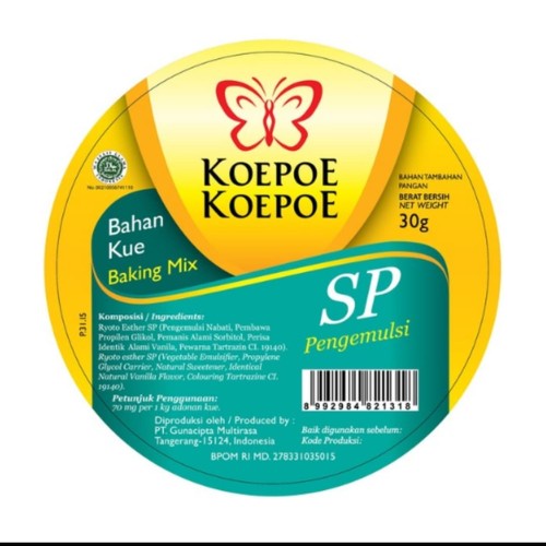 

SP Koepoe Kupu Kupu Pelembut Pengembang Kue Baking