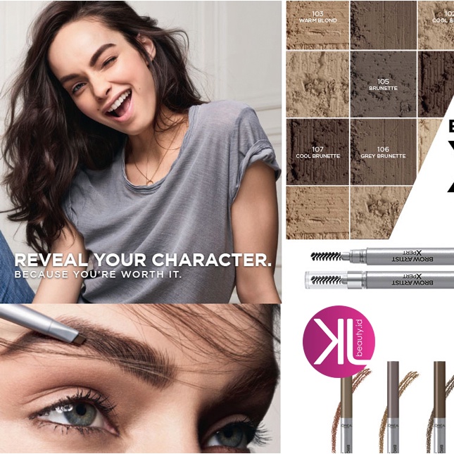 L'Oreal Brow Artist Expert Pensil Alis 106 Ash Brunette