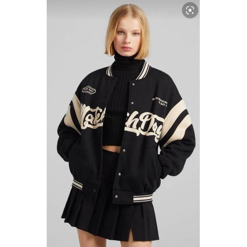 Sweater Matchday Jaket Versity Baseball Pria Wanita Murah - Versity Jacket Vintage Baseball