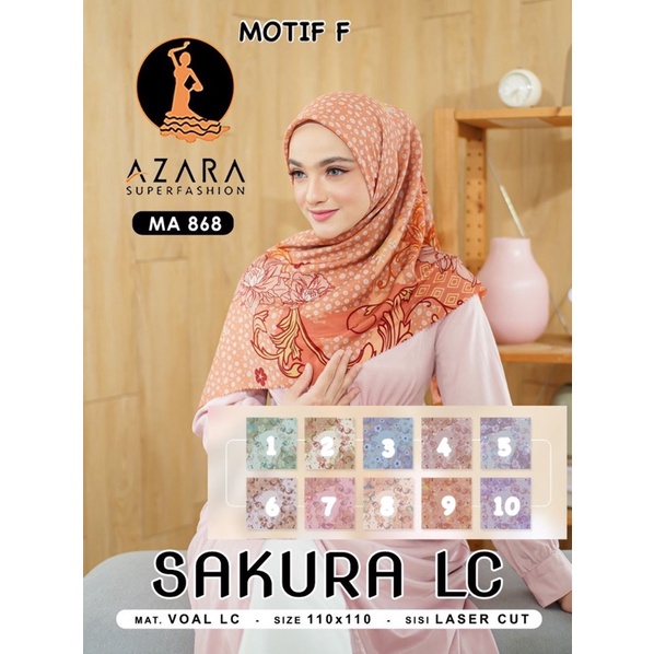 (PART 2) SEGIEMPAT MOTIF SAKURA LC