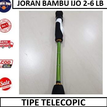 Joran Bambu Ijo 2-6 lb Telecopic Relix Nusantara - ALAT PANCING -BAGUS