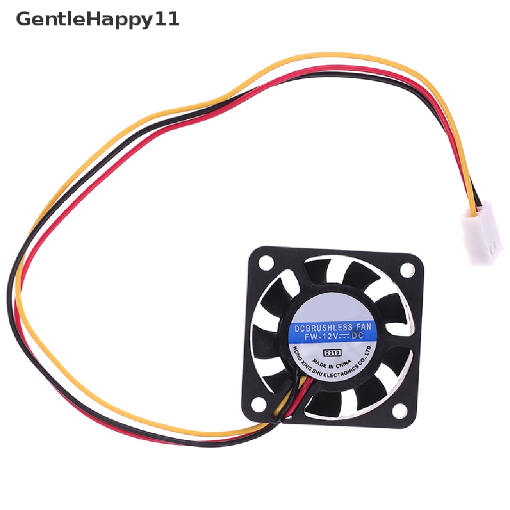 Gentlehappy 1Pc 4010 40MM 40 * 40 * 10kipas Pendingin 12V 0.8W 0.06A 3Pin Pendingin Heatsink Mini Fan id