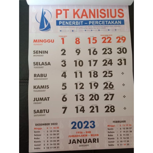 

KALENDER TAHUN 2023