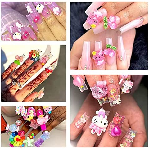 DEKORASI SLIME / CLAY / NAIL ART DECODEN ANNA SUI / MICKEY /  FUN ANIMAL/ ENGLISH FLOWER / CUTE ANIMAL