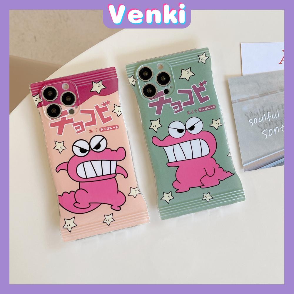 Case For iPhone 14 Pro Max Soft TPU Glossy Case Snack Bag Cartoon Dinosaur Biscuit Camera Protection Airbag Shockproof For iPhone 14 13 12 11 Plus Pro Max 7 Plus X XR