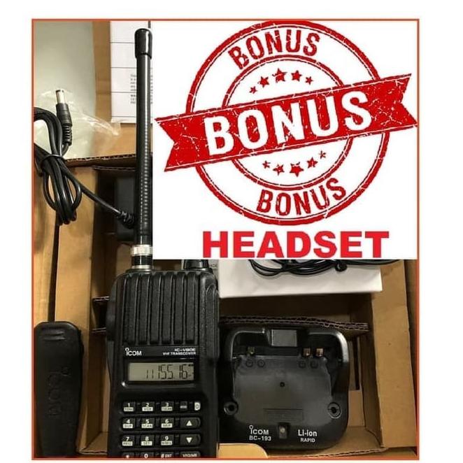 Radio Ht Icom V 80 Icv80 Ic-V80 Lithium Vhf Handy Talky V80E V80 New