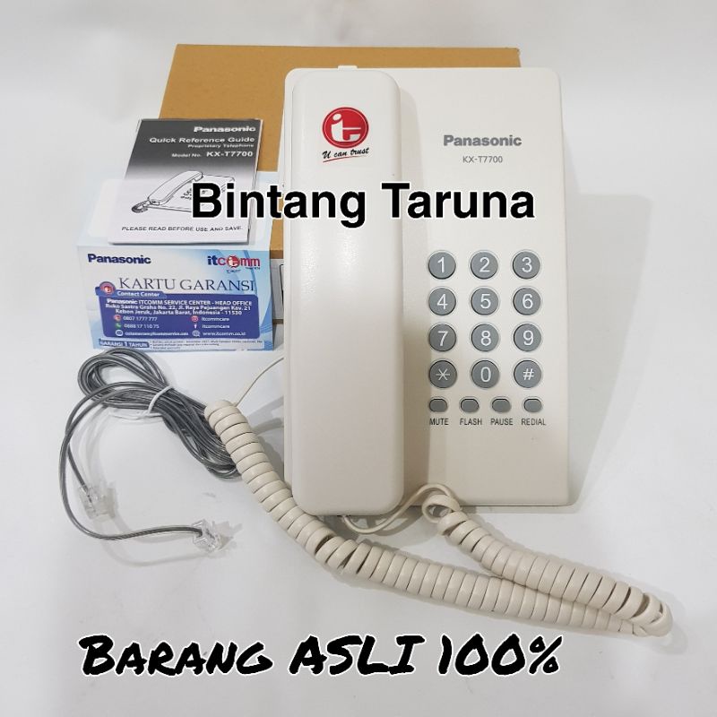 Telepon Kabel Panasonic KX-T7700 Telepon Panasonic KX-T7700 (Putih)