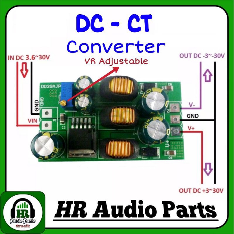 Modul Step Up DC to DC to CT 20W Adjust DC 3.6v~30v to DC/CT 3v~30v