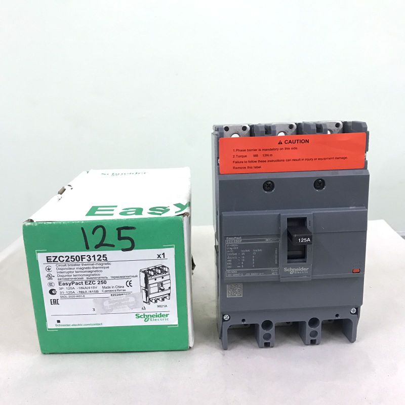 Jual Mccb Breaker Schneider A Pole Ezc F Ka Original Shopee