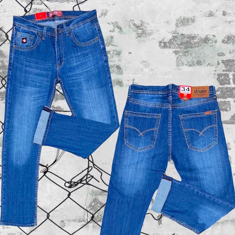 KYDESTORE || Celana Pria Terbaru //Celana Panjang Pria HUGO BLESS Original // Celana Jeans Pria Stre