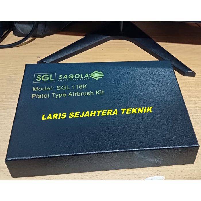 Spray Gun Semprotan Cat Air Brush Kit Pistol SGL 116K SAGOLA