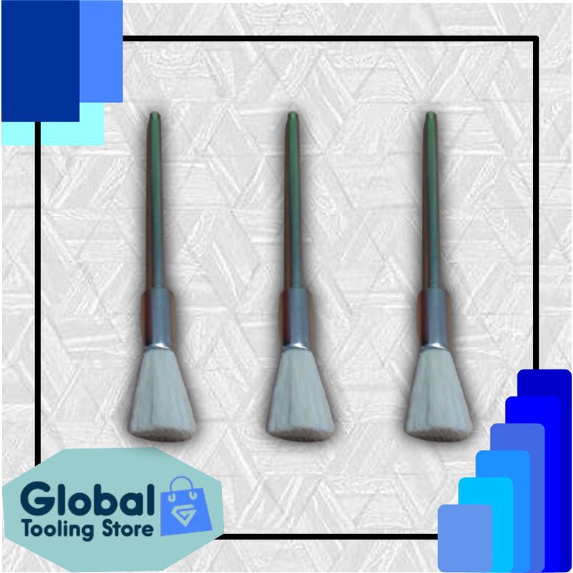 Mata Bor Sikat Putih Halus / Mata Bor Sikat Sapu Putih / Mata Tuner Sikat Sapu Putih Halus