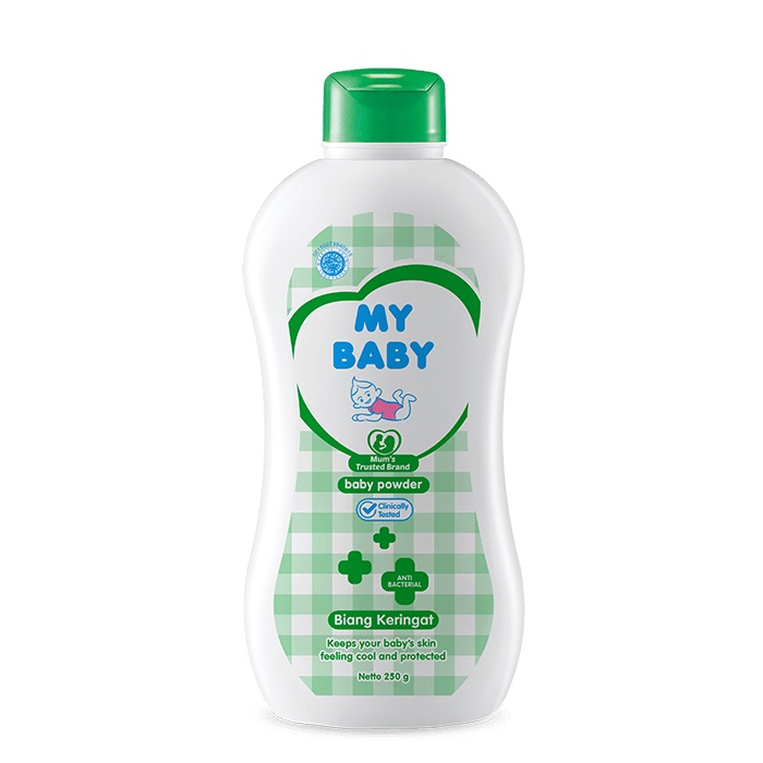 MY BABY Powder  [150g + 38g] - Bedak Bayi My Baby Aroma Buah Segar| Harum dan Wangi