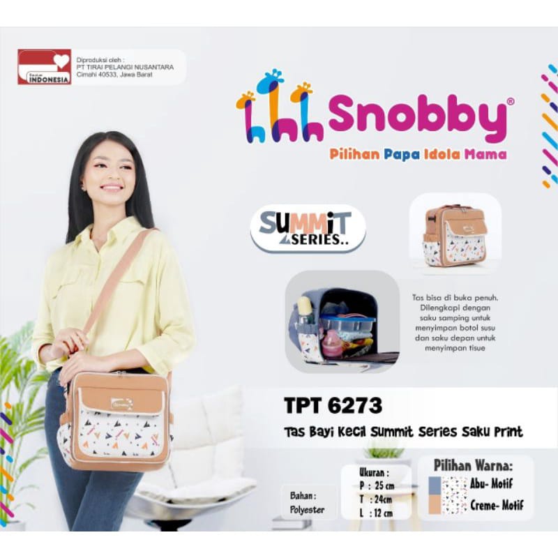 Tas Bayi Snobby Summit Series Kecil TPT6273 Tas Bayi / Diaper Bag Medium / Diaper Bag Large / Tas Ba