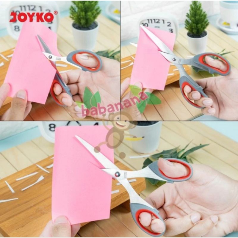 Gunting Joyko SC-848SG Scissors pemotong kertas multifungsi